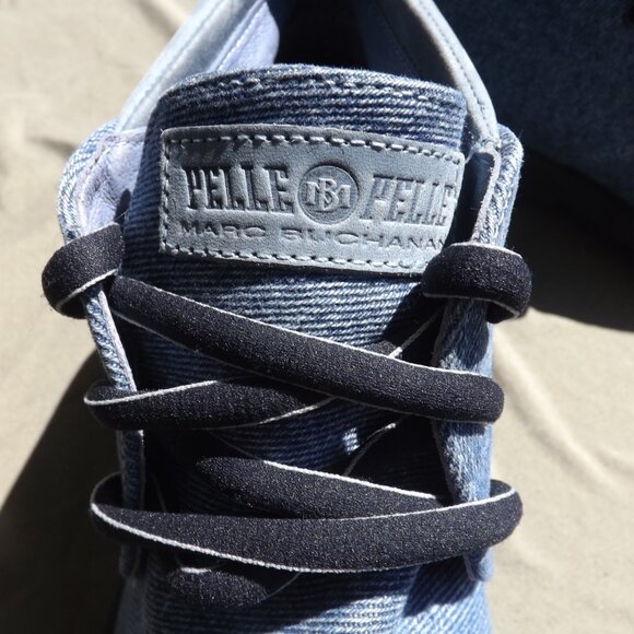 Pelle Pelle mens blue denium chukka boots shoes size US 8 NWOB main image 7